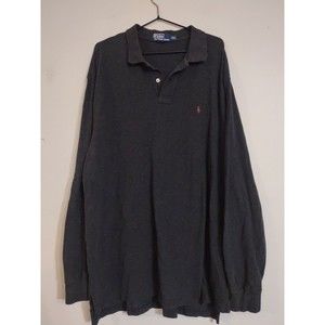 Polo Ralph Lauren Long Sleeve Men's  Classic Fit  Size XXL Dark Gray Pony Cotton